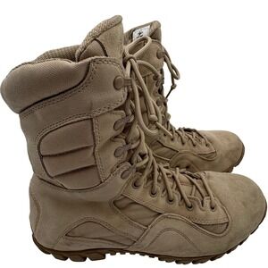 Tactical Research TR350 Khyber Combat Boots Mens 14R Tan Suede Vibram Military